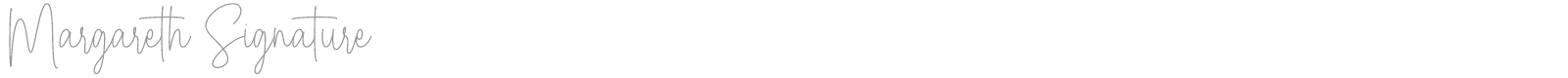 Margareth Signature font preview